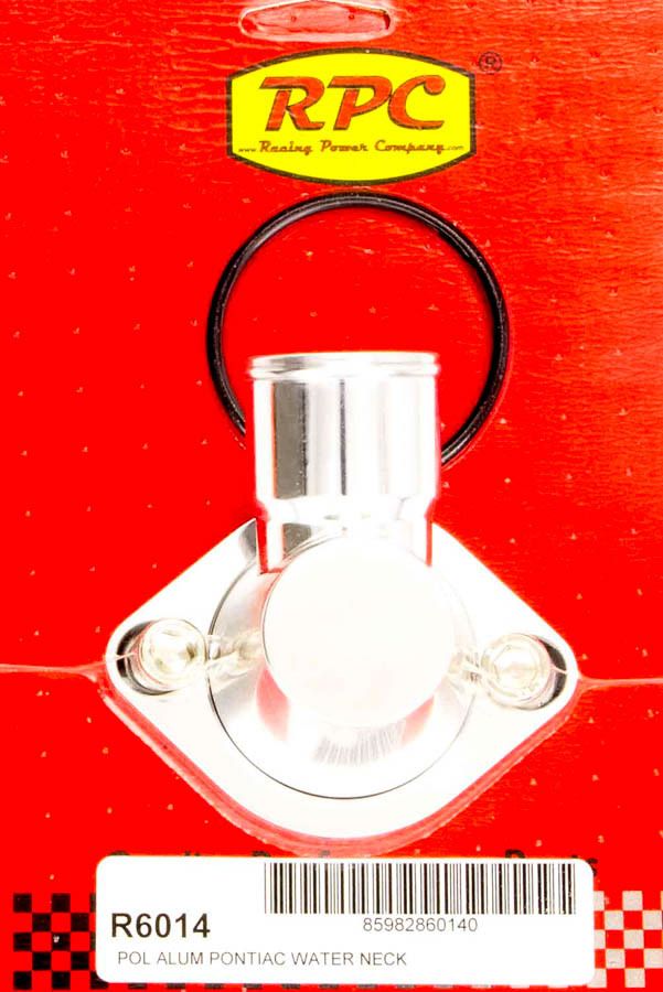 RACING POWER CO-PACKAGEDWATER NECK PONTIAC POLISHED ALUMINUM