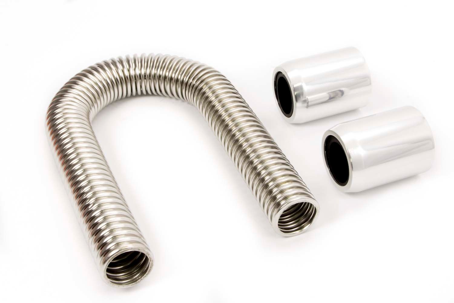 RACING POWER CO-PACKAGED36in Stainless Hose Kit w/Polished Ends