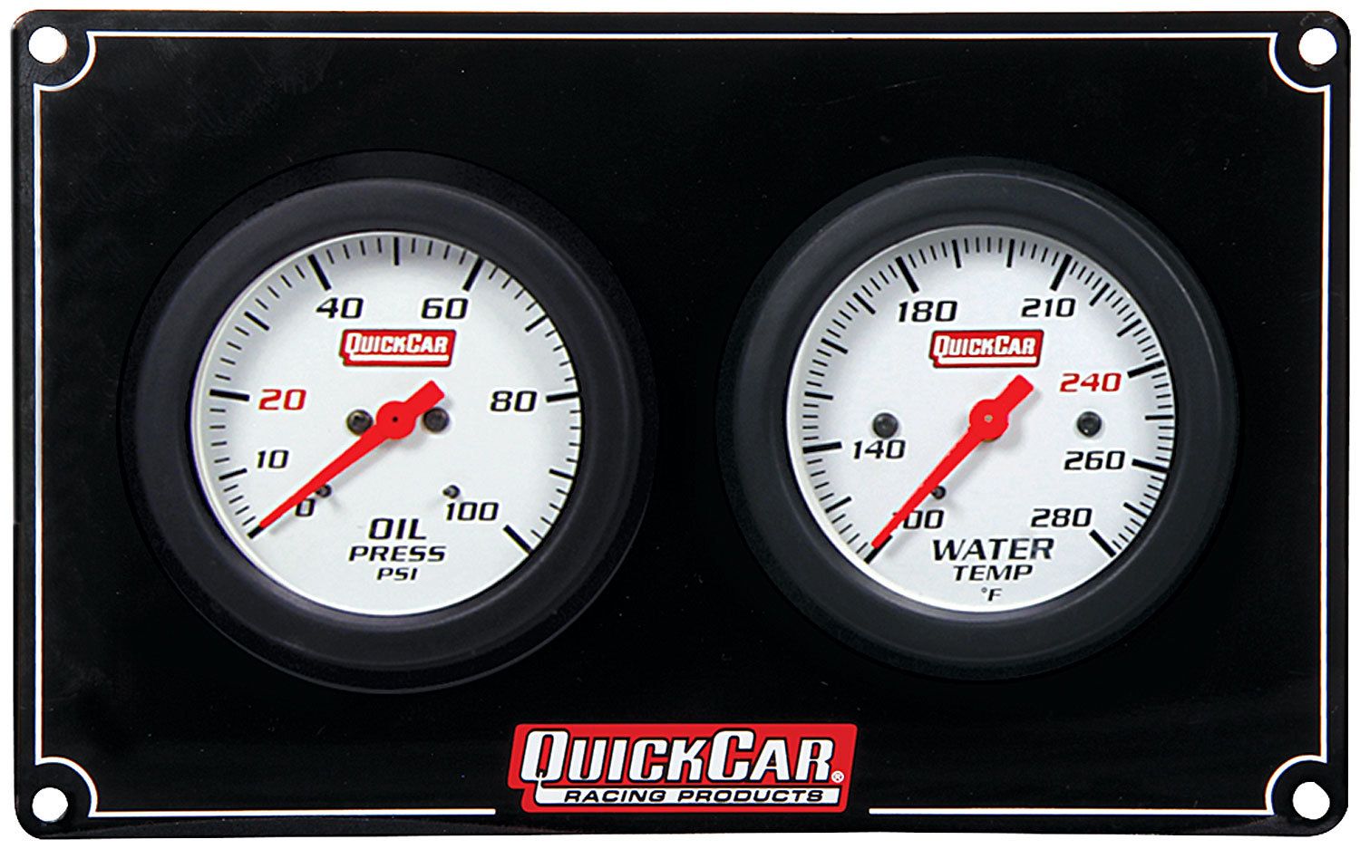 QUICKCAR RACING PRODUCTS2 Gauge Extreme Panel OP/WT