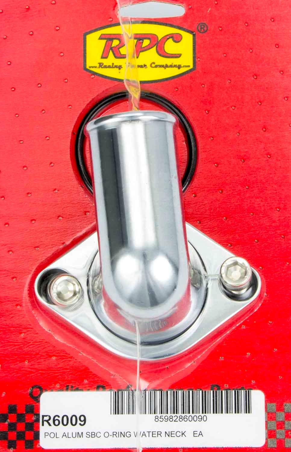 RACING POWER CO-PACKAGED66-75 Chevy V8 Alum 90 Deg Water Neck Polished