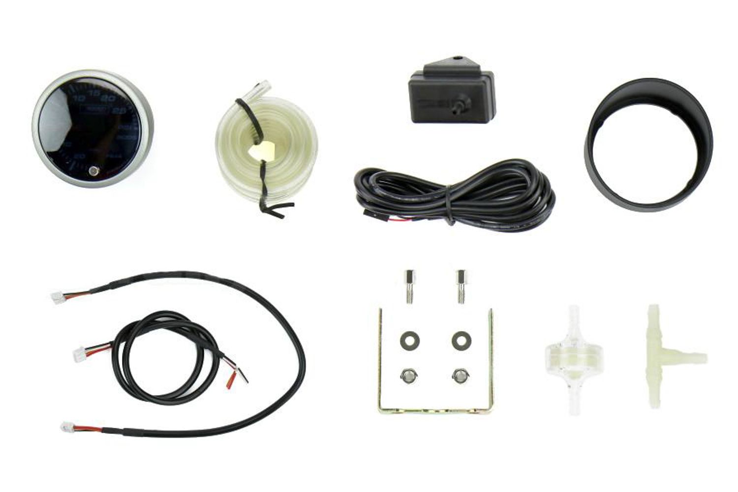PROSPORT GAUGESGauge Premium Boost w/ Sender Amber / White