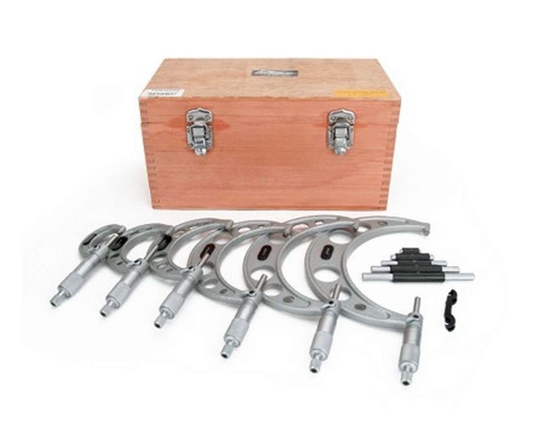 POWERHOUSEOutside Micrometer Set - 0 to 6in