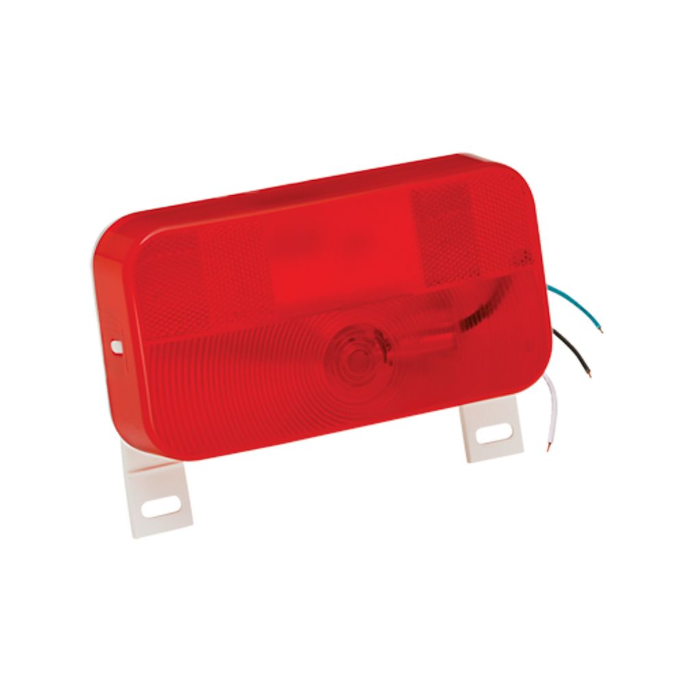 REESEReplacement Part Taillig ht Lens Red with License