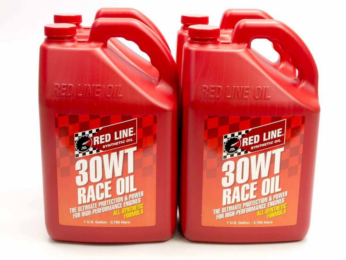 REDLINE OIL30WT Race Oil Case/4-Gal (10W30)