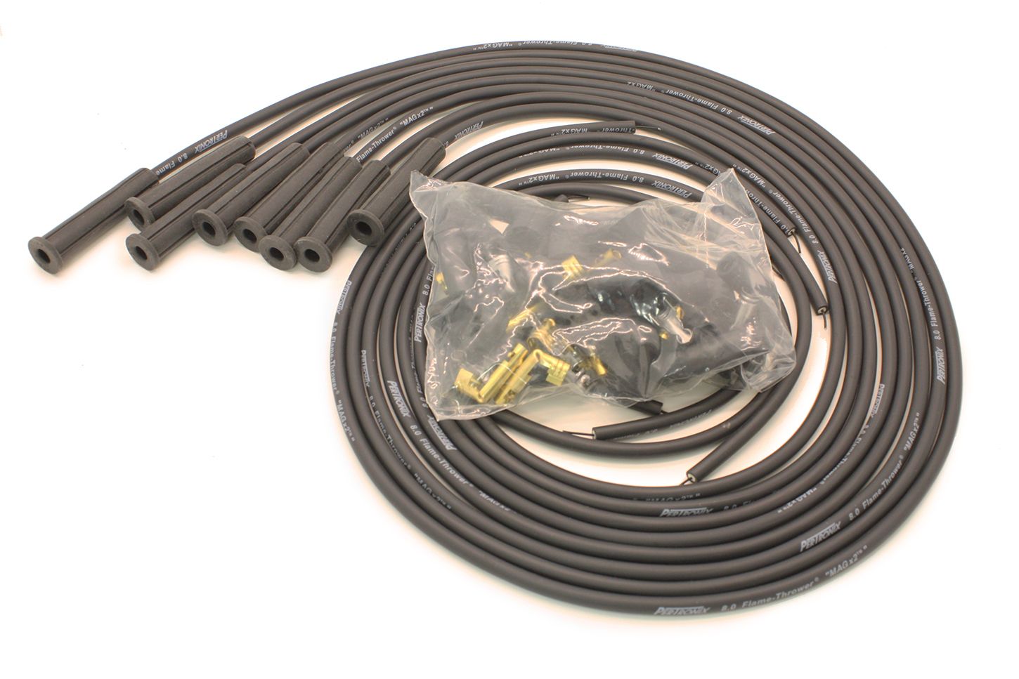 PERTRONIX IGNITION8MM Universal Wire Set - Black