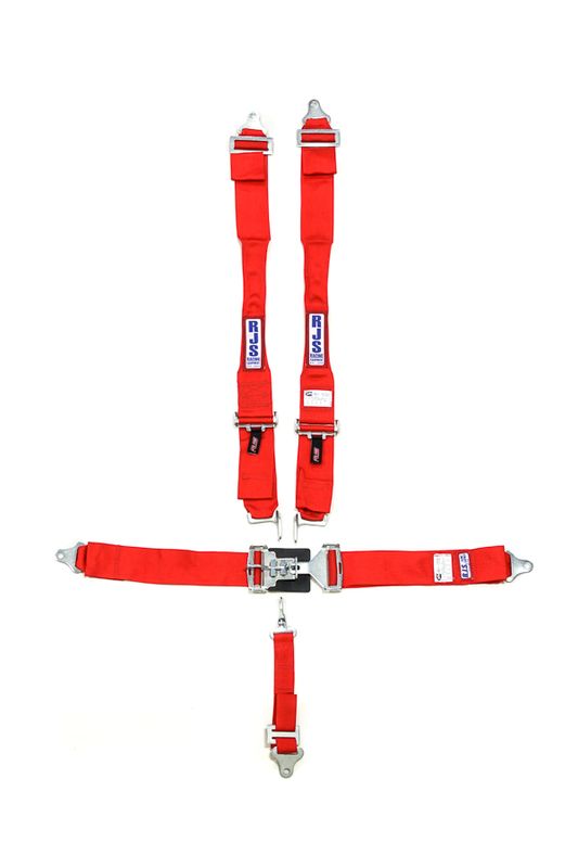 RJS SAFETYHarness System 5 Pt Red Hans Shoulder Ind Wrap