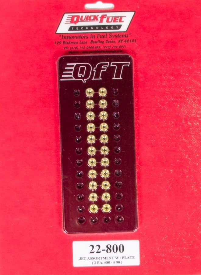 QUICK FUEL TECHNOLOGYJet Assortment Kit - #80 to #90