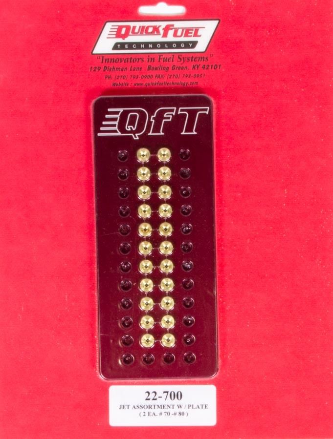 QUICK FUEL TECHNOLOGYJet Assortment Kit - #70 to #80