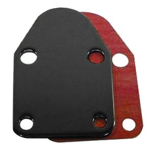 RACING POWER CO-PACKAGEDS/B Chevy Fuel Pump Bloc k Off Plate w/Gasket