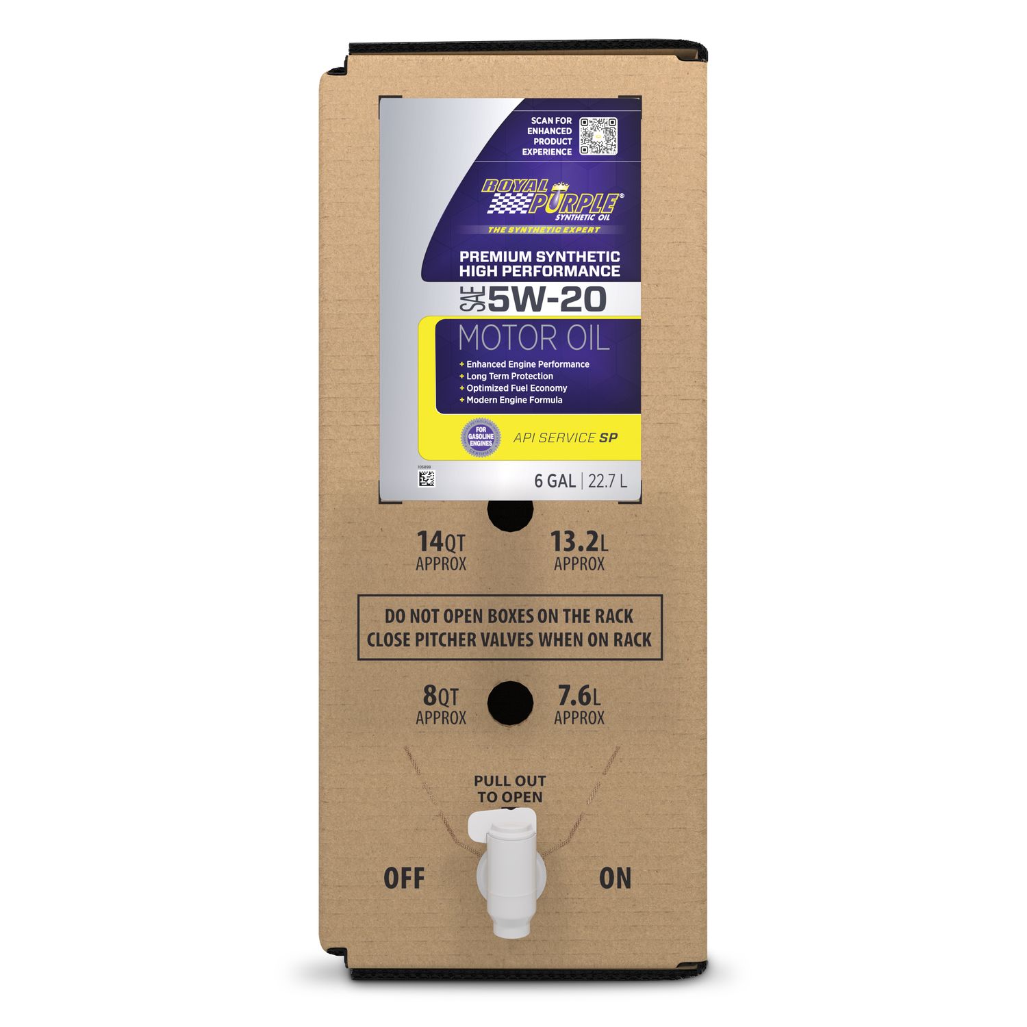 ROYAL PURPLEMulti-Grade Motor Oil 5w20 SAE 6 Gallon Box