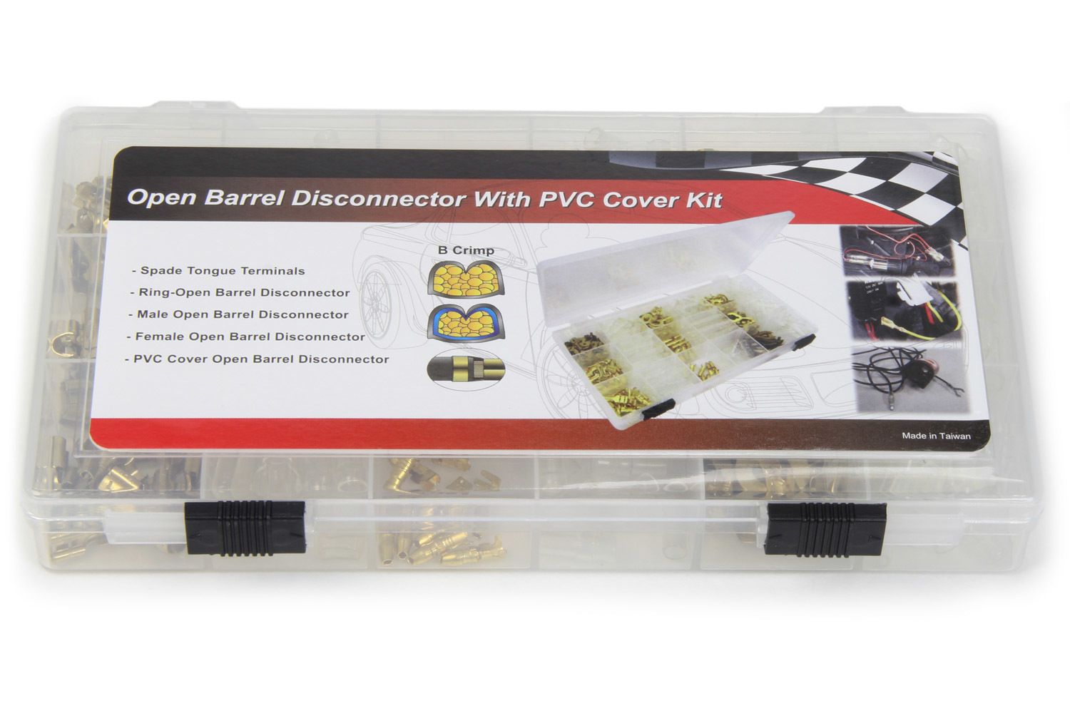 PERTRONIX IGNITIONTerminal Kit Brass Open Barrel w/Covers (326pk)