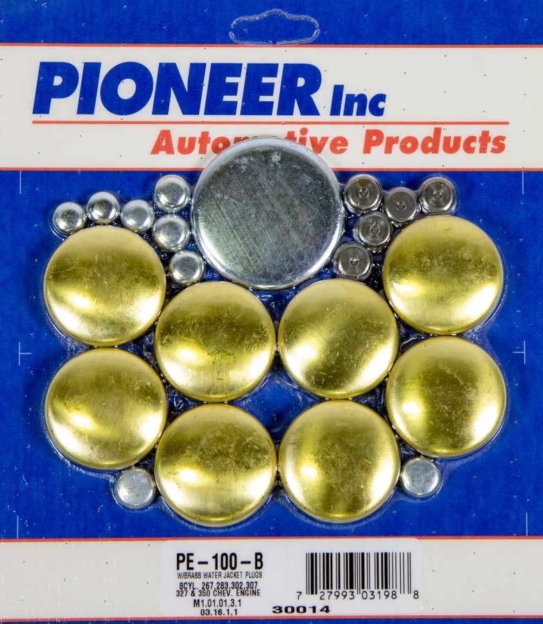 PIONEER350 Chevy Freeze Plug Kit - Brass
