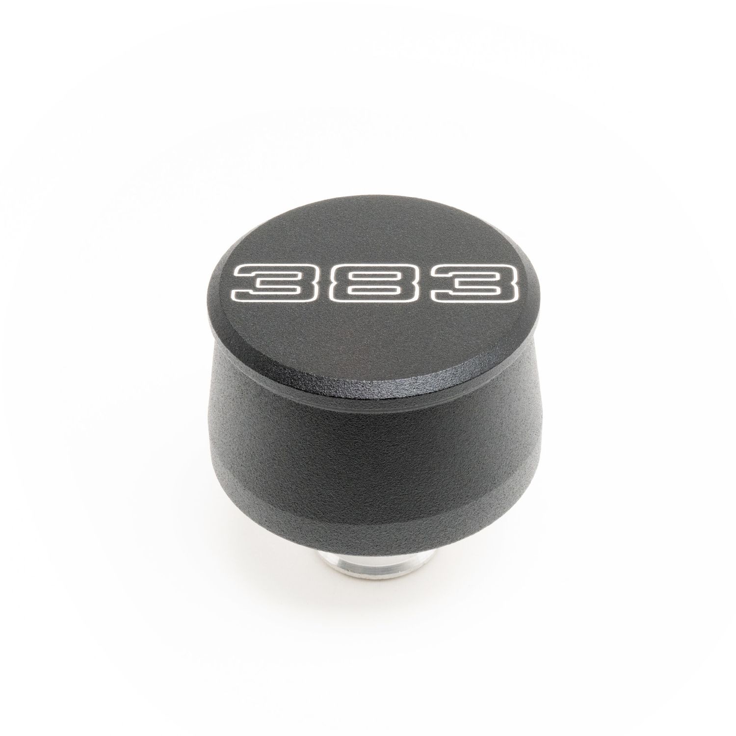 RACING POWER CO-PACKAGEDValve Cover Breather 383 Logo Black Each
