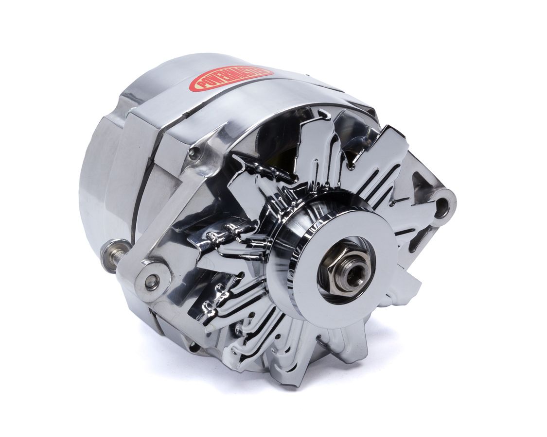 POWERMASTERAlternator GM 10SI 1V- Pulley 100 Amp Polished
