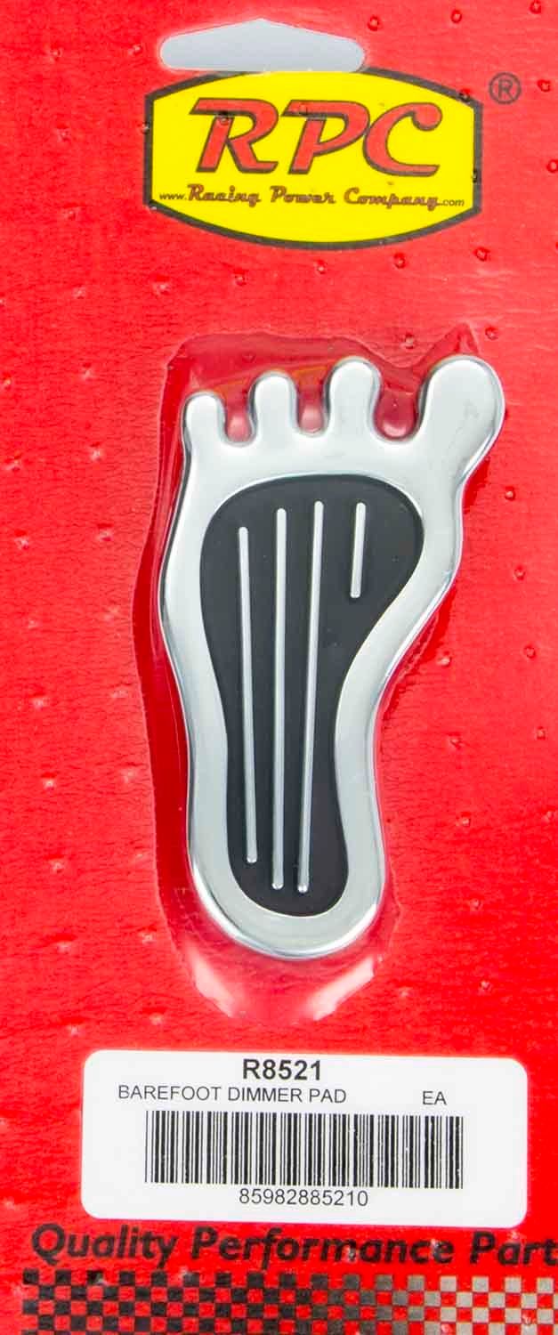 RACING POWER CO-PACKAGEDDimmer Pad Barefoot Chrome Steel