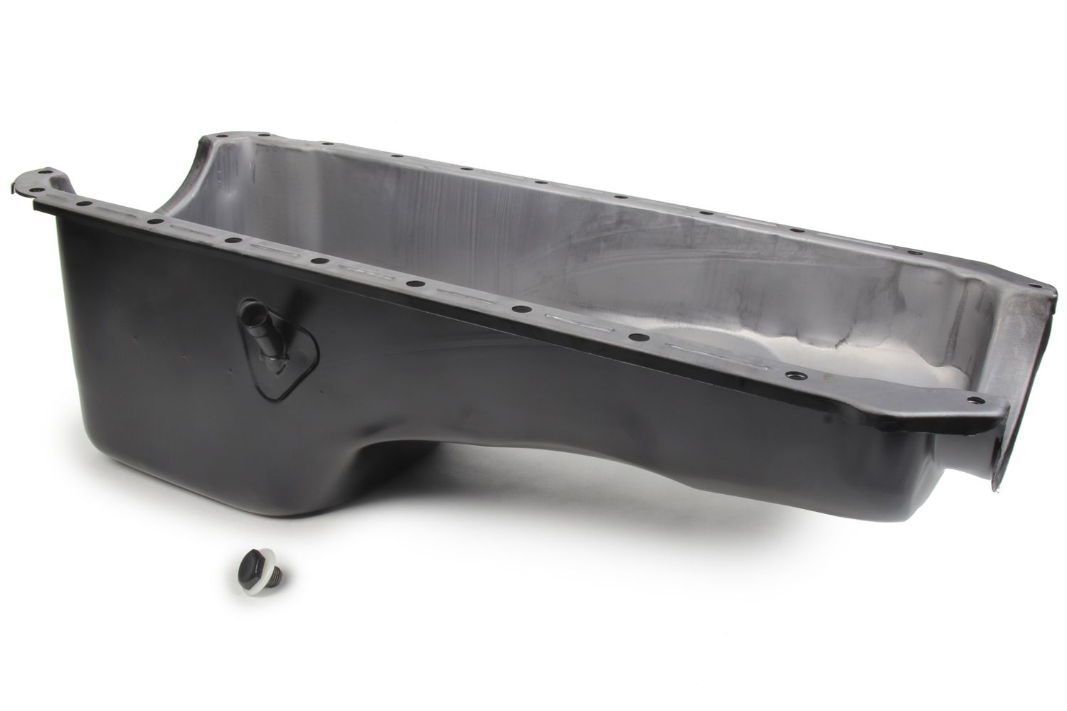 RACING POWER CO-PACKAGED65-90 BBC Steel Stock Oil Pan Black