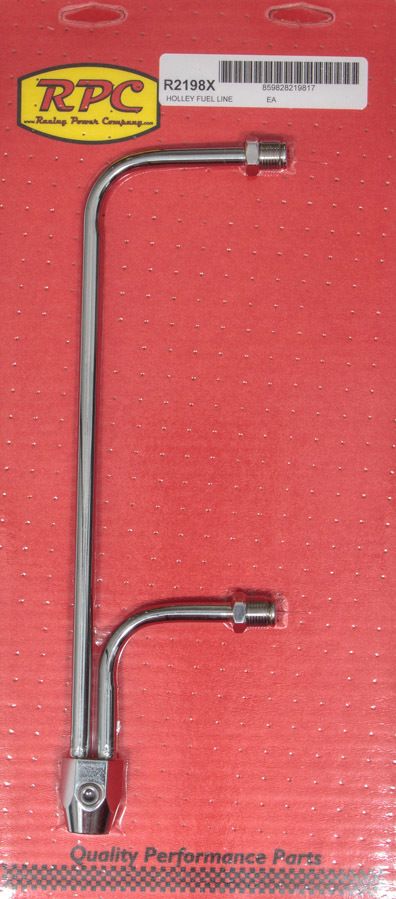 RACING POWER CO-PACKAGEDFuel Line Chrome 8-21/32 in Centers