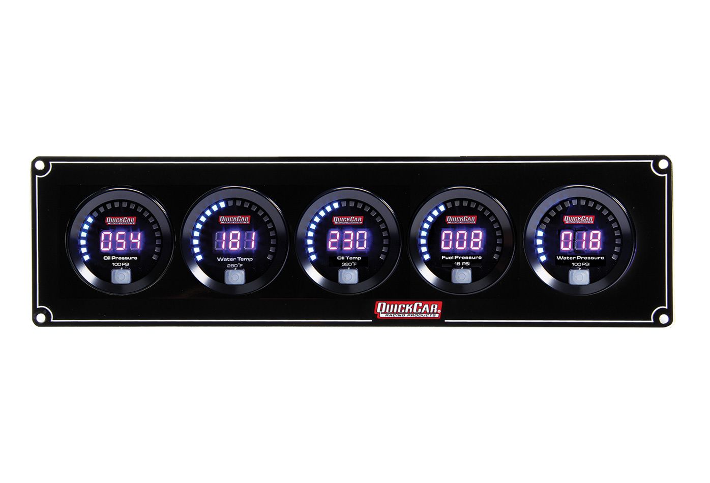 QUICKCAR RACING PRODUCTSDigital 5-Gauge Panel OP/WT/OT/FP/WP