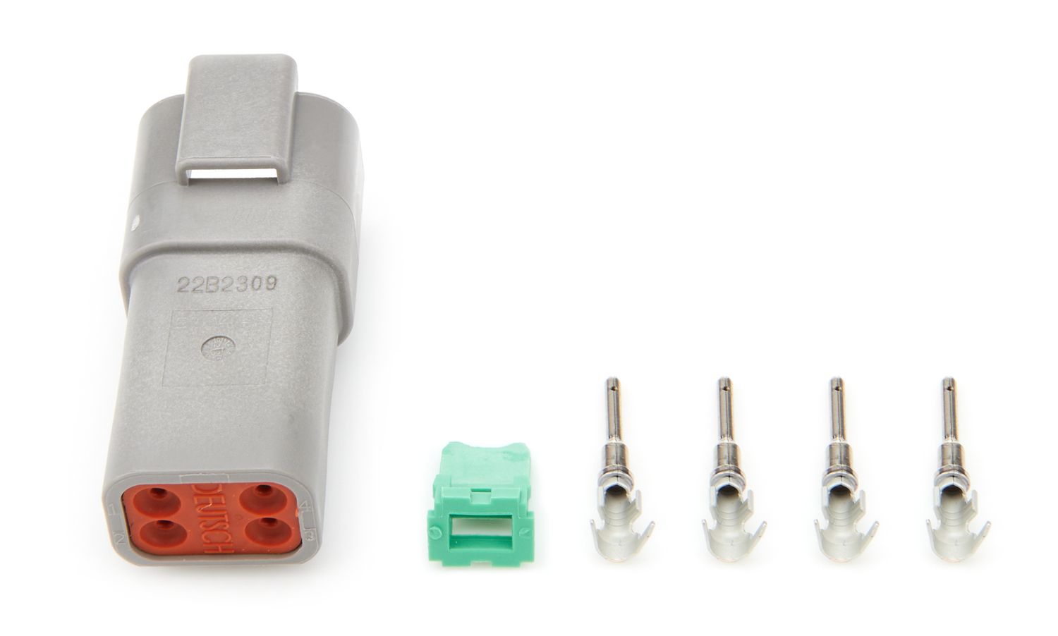 QUICKCAR RACING PRODUCTSPlug Deutsch 4 Pin Receptacle