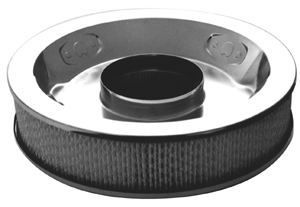 RACING POWER CO-PACKAGEDChrome 14In X 3In Air Cleaner W/Paper Element