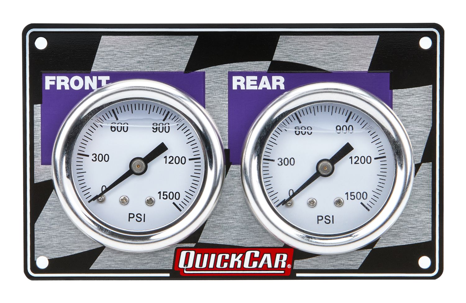 QUICKCAR RACING PRODUCTSMini Brake Bias Gauge Panel Horizontal
