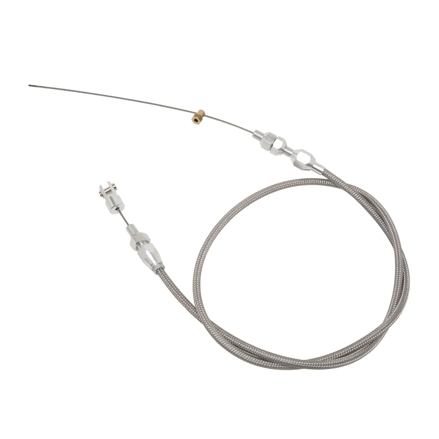 RACING POWER CO-PACKAGED48in Universal EFI Throttle Cable Stainless