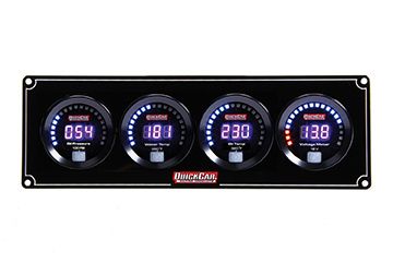 QUICKCAR RACING PRODUCTSDigital 4-Gauge Panel OP/WT/OT/Volts
