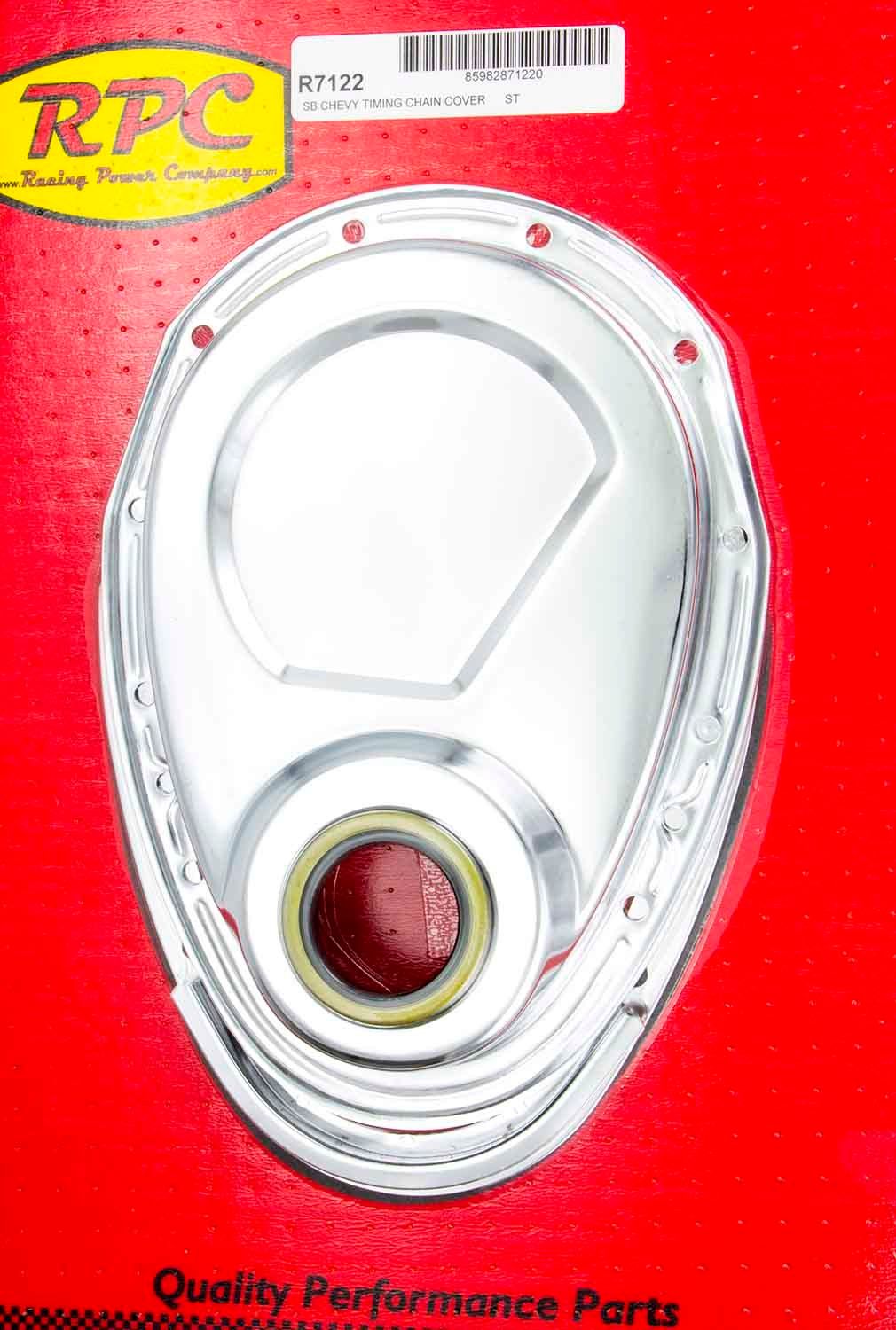 RACING POWER CO-PACKAGEDSBC 2PC Timing Chain Cover Chrome