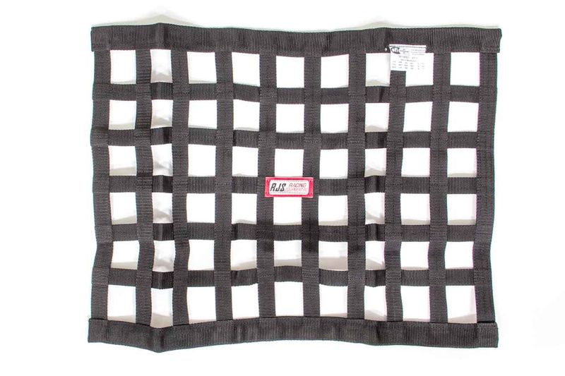 RJS SAFETYBlack Ribbon Window Net 18x24