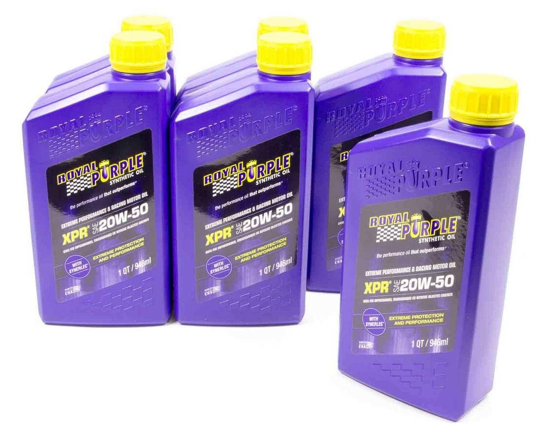 ROYAL PURPLE20w50 XPR Racing Oil Case 6x1 Qt.