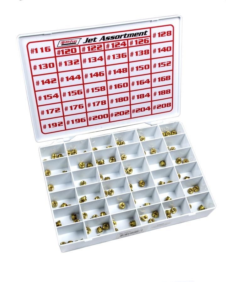 QUICK FUEL TECHNOLOGYAlcohol Jet Assortment 116 thru 208 (4 each)