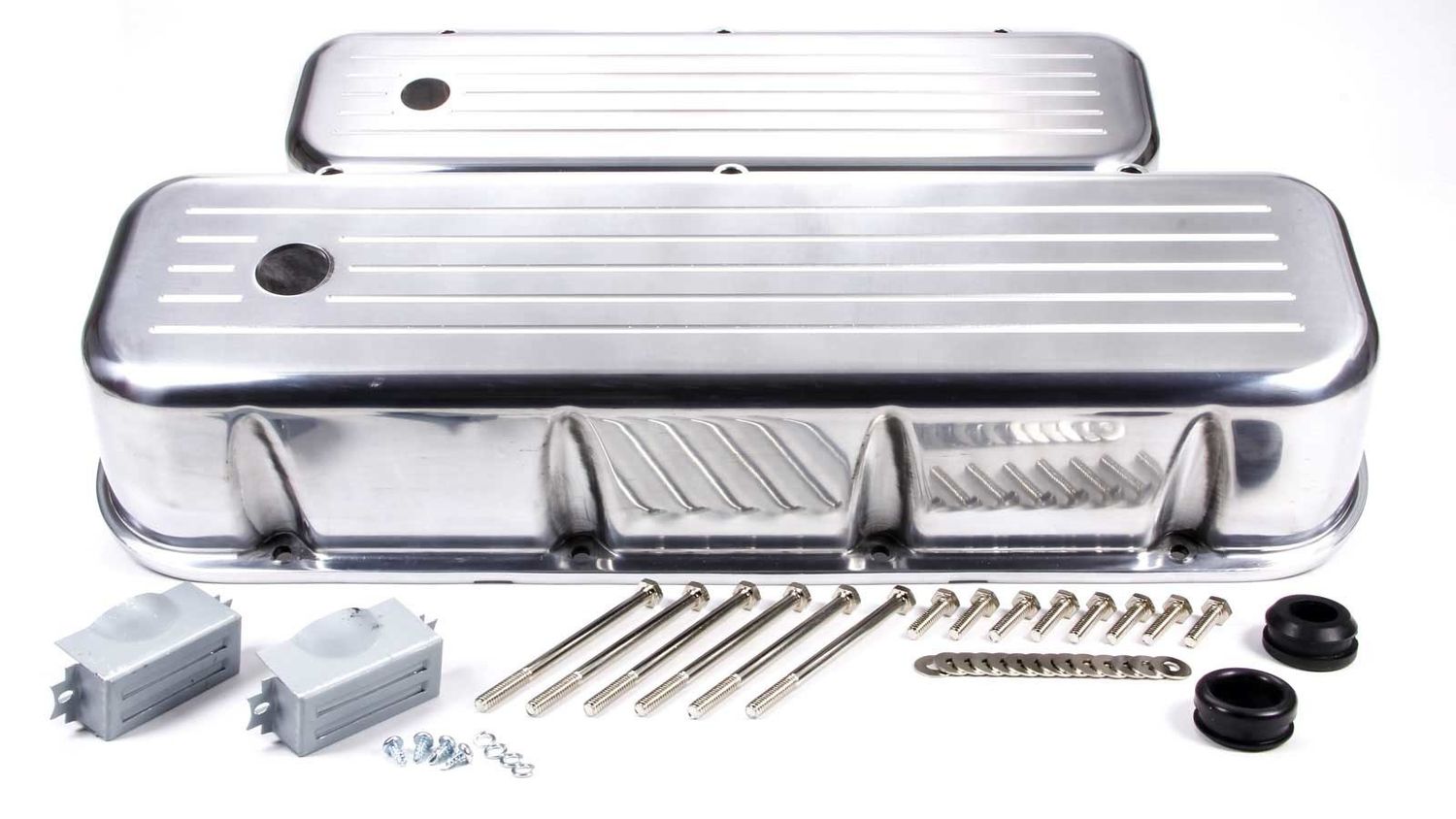 RACING POWER CO-PACKAGEDBBC Alum Tall V/C Ball Milled Polished