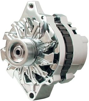 POWERMASTERChrome 140 Amp Small Delco Alternator
