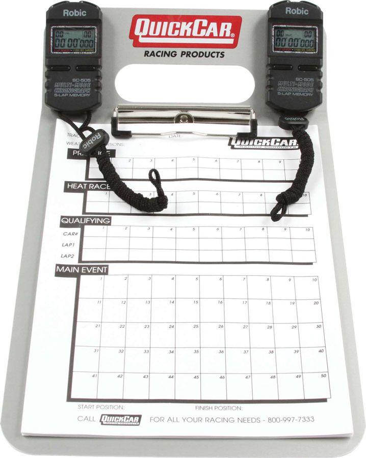 QUICKCAR RACING PRODUCTSDual Timing Clipboard