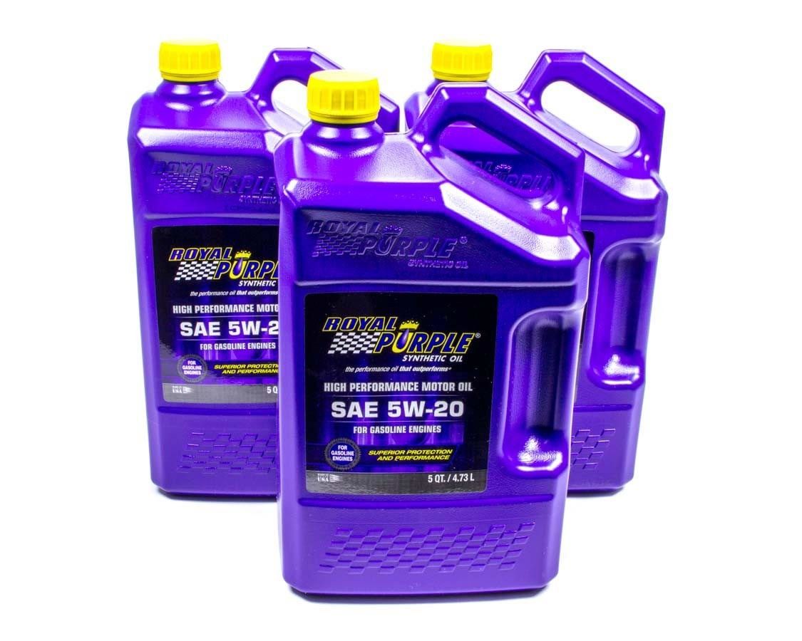 ROYAL PURPLE5W20 Multi-Grade SAE Oil 3x5-qt Bottles