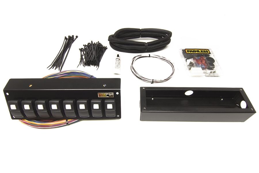 PAINLESS WIRINGTrail Rocker - 8 Switch Panel - Flange Mount