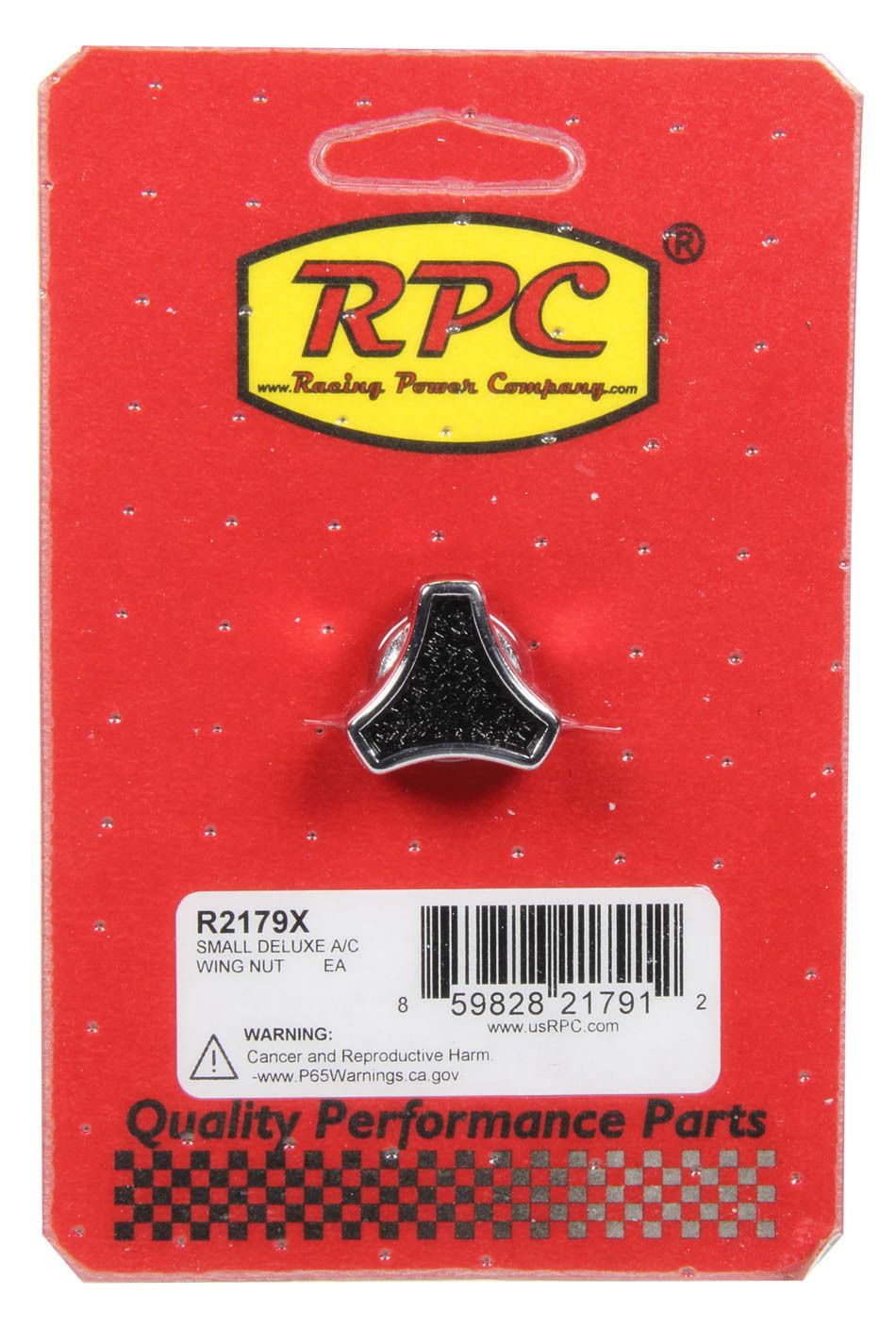 RACING POWER CO-PACKAGEDSmall Deluxe A/C Wing Nut