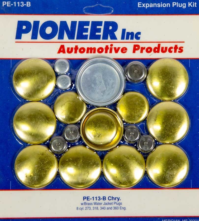 PIONEER318 Dodge Freeze Plug Kit - Brass