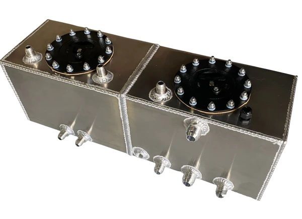 RCIFuel Tank 4 Gal Alum & Fuel Cooler Raw