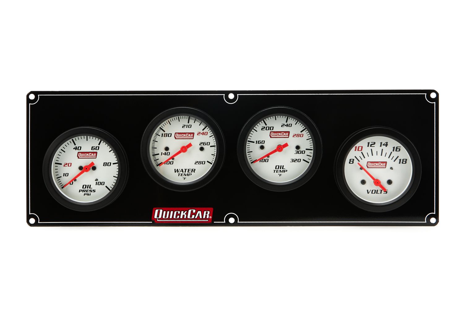 QUICKCAR RACING PRODUCTS4 Gauge Extreme Panel OP/WT/OT/Volt