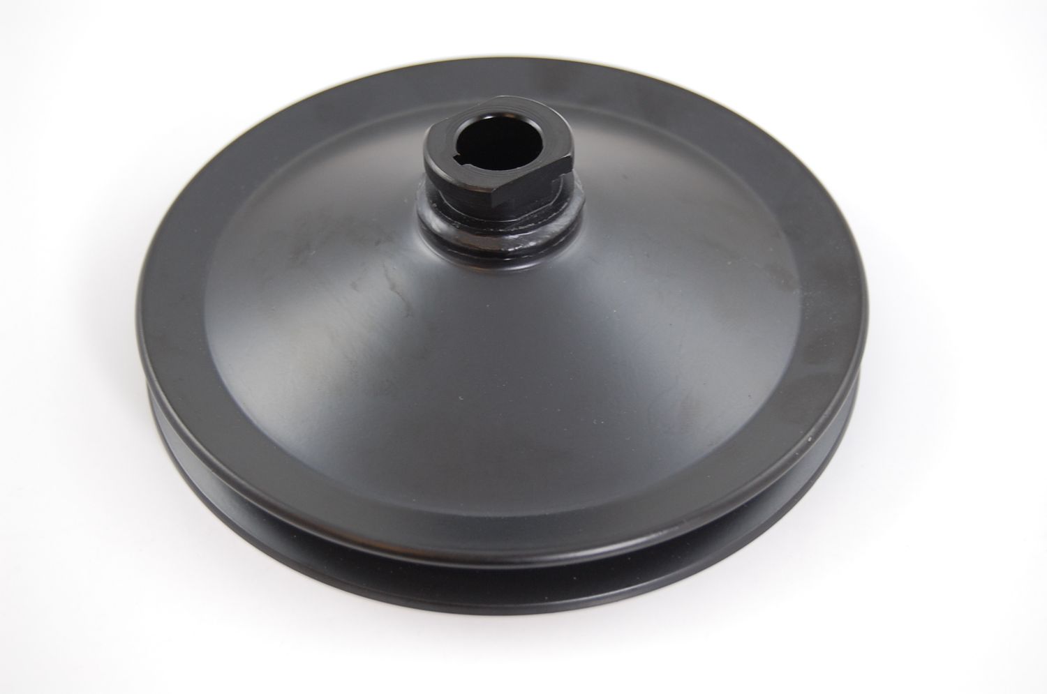 RACING POWER CO-PACKAGED283/327 GM SB Power Stee ring Pulley Black