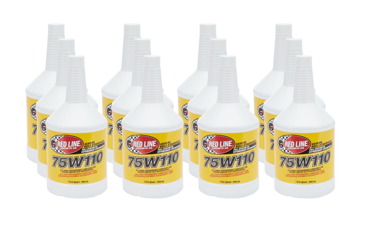 REDLINE OILGear Oil 75w110 Case 12x1 Quart GL-5