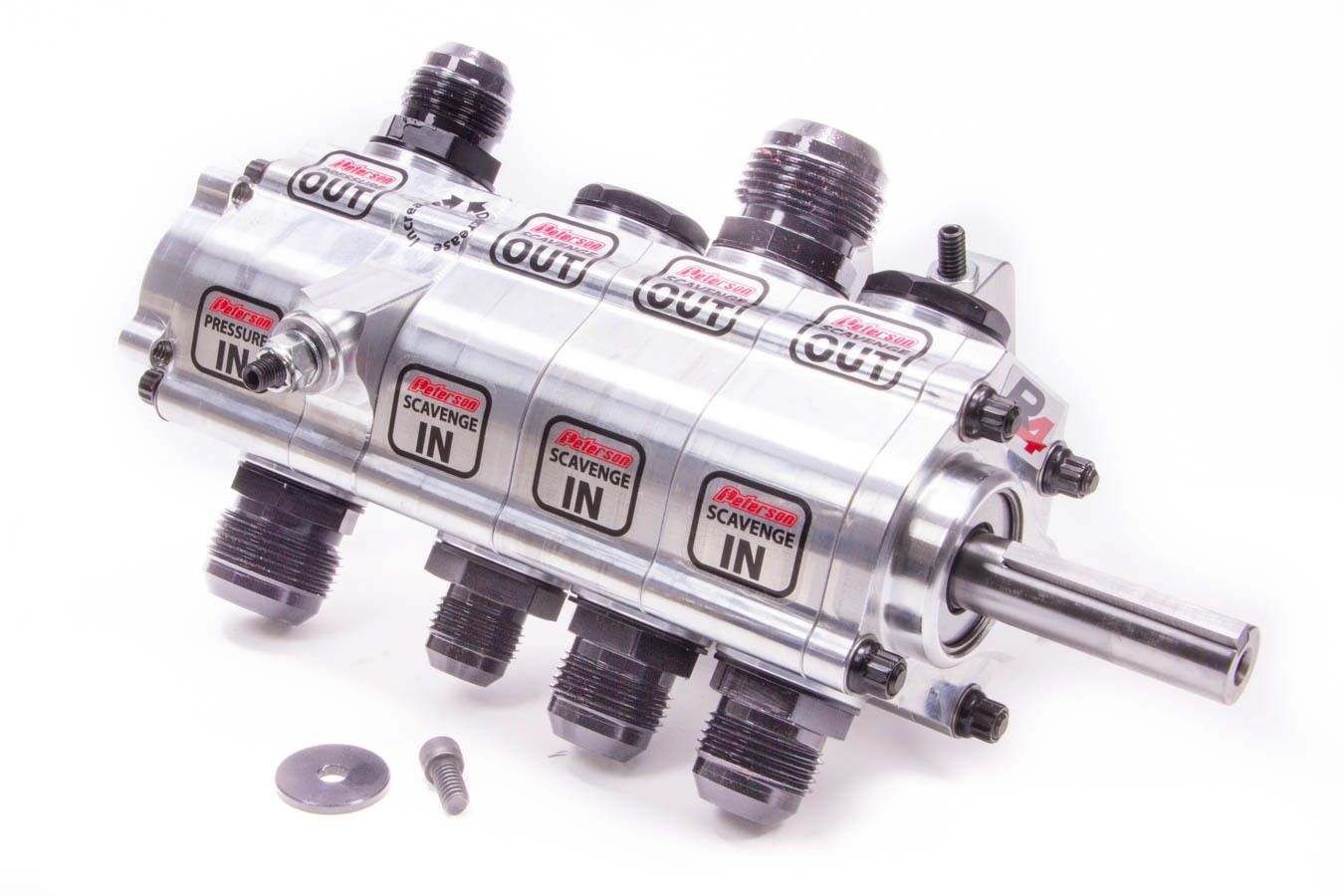 PETERSON FLUIDPump 4 Stage R4 Bellhous Mount w/Rear Drive
