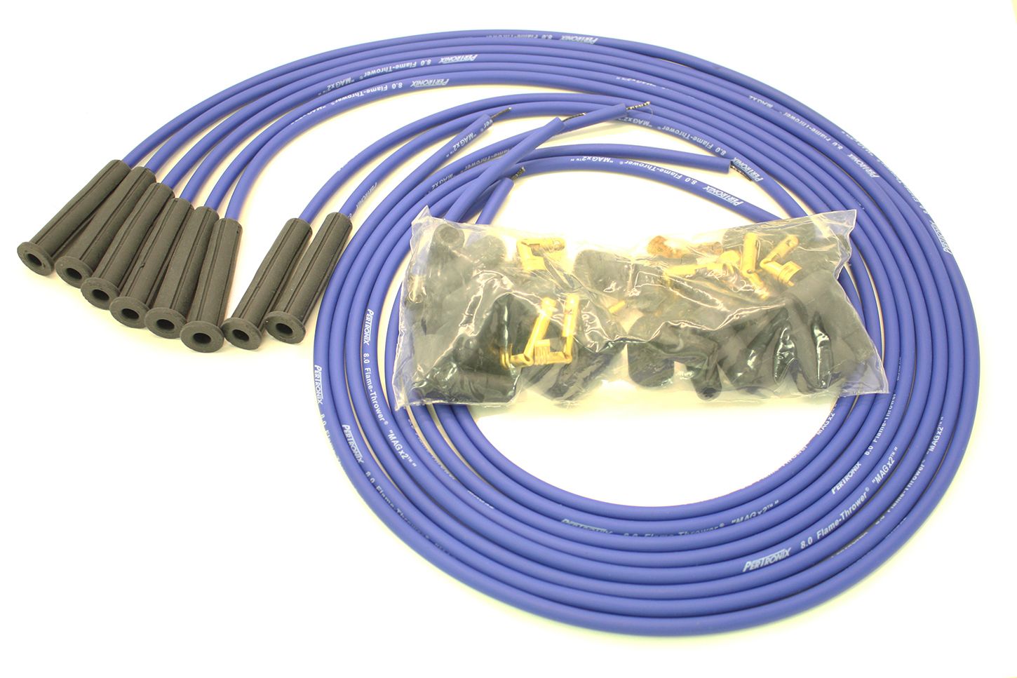 PERTRONIX IGNITION8MM Universal Wire Set - Blue