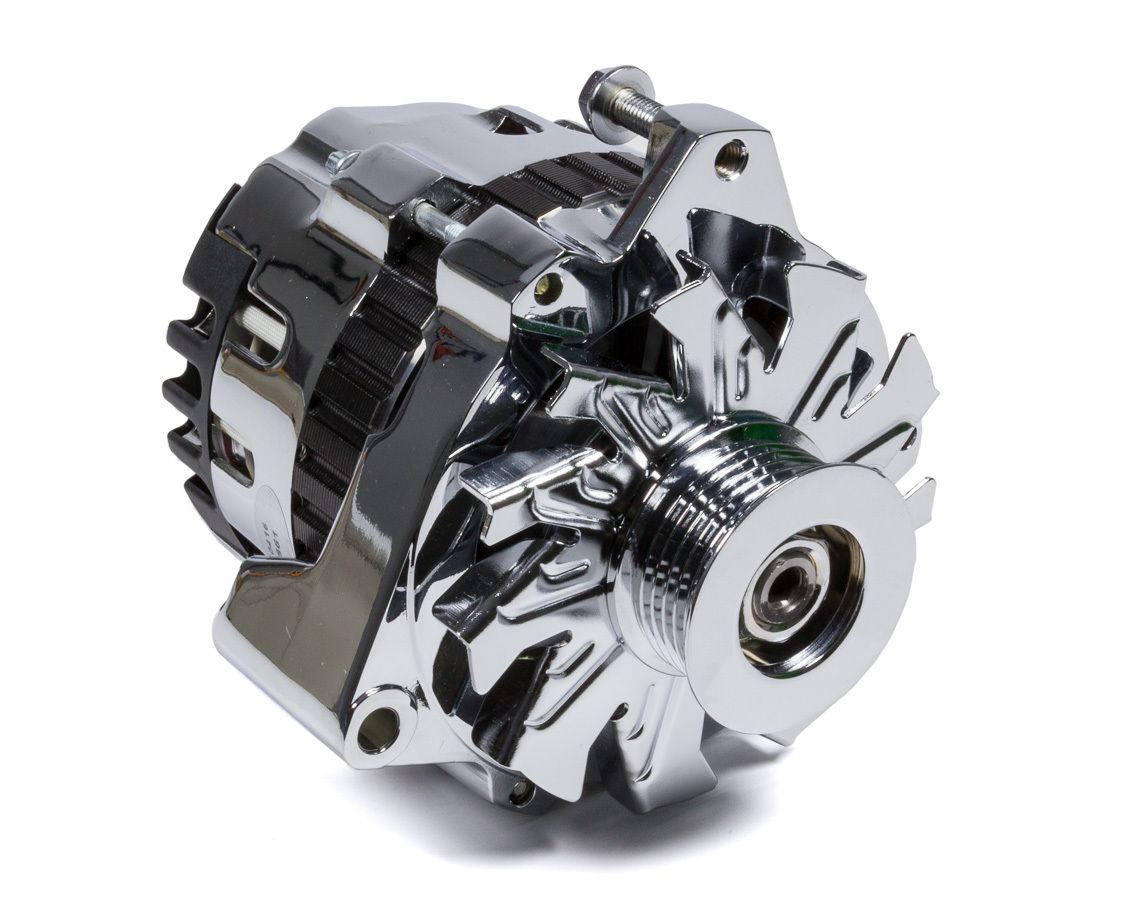 POWERMASTERChrome GM CS130 140 Amp Alternator