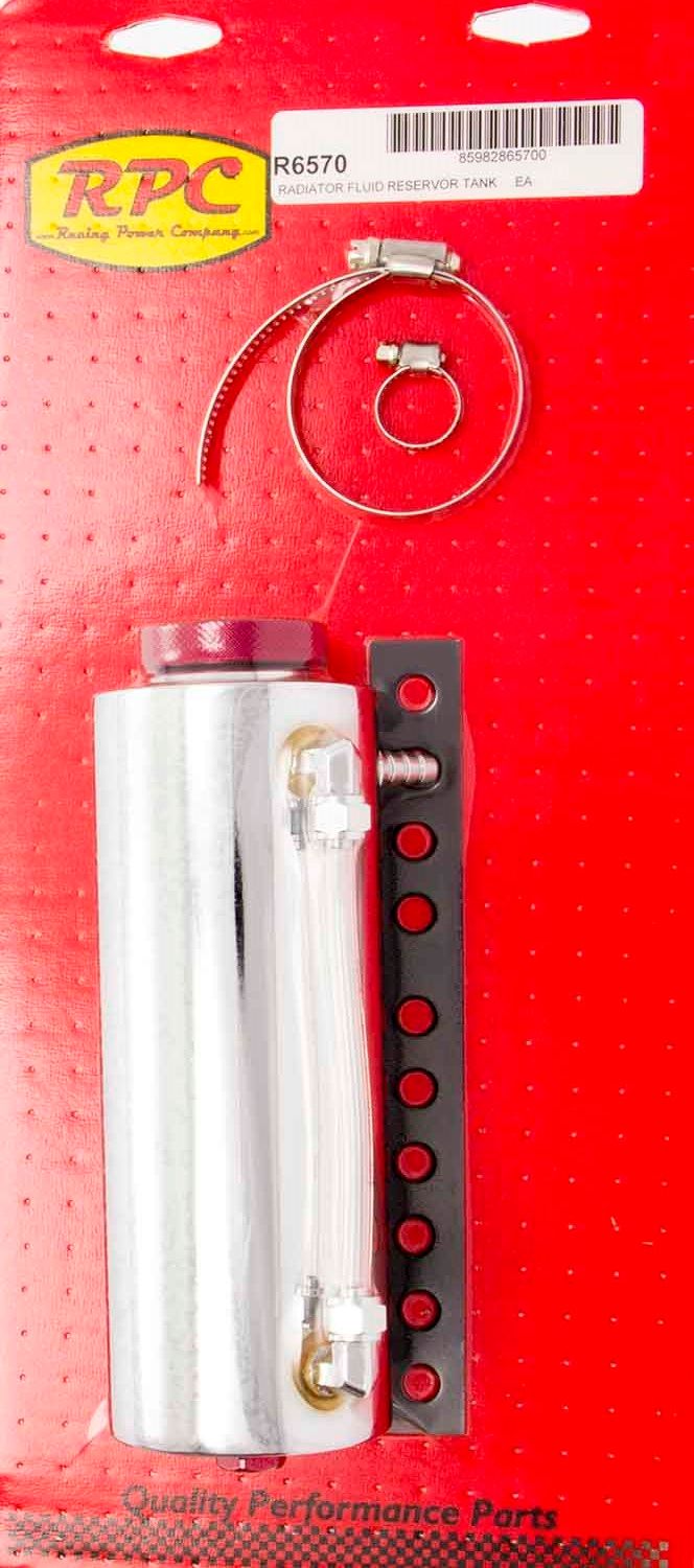 RACING POWER CO-PACKAGEDChrome Radiator Fluid Reservor Tank
