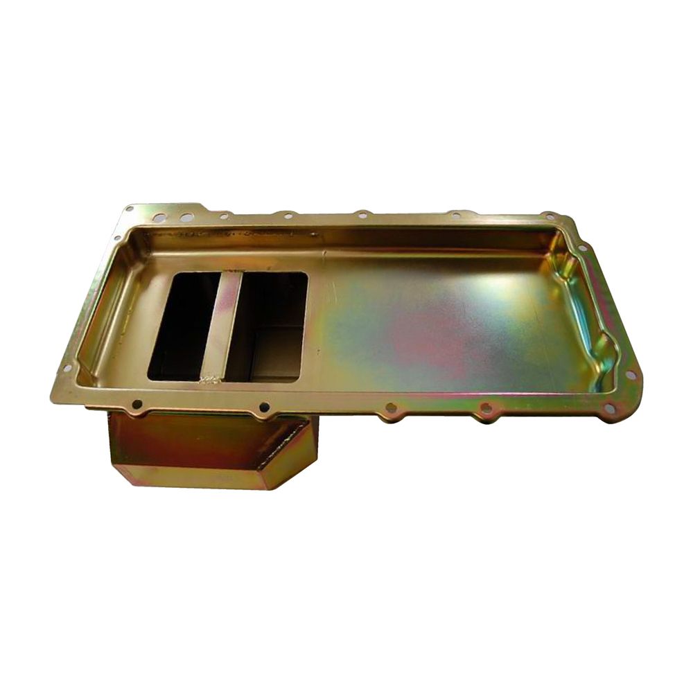 RACING POWER CO-PACKAGEDGM LS1 Steel Oil Pan 7 Quart Zinc