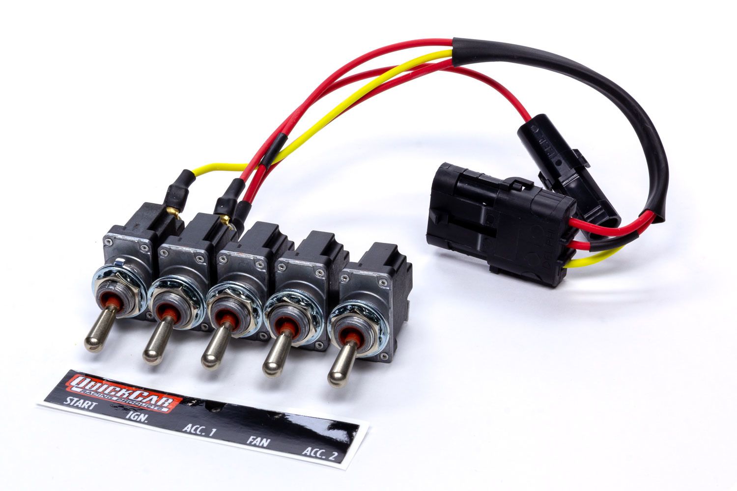 QUICKCAR RACING PRODUCTSIgnition Panel 5 Switch Single Box