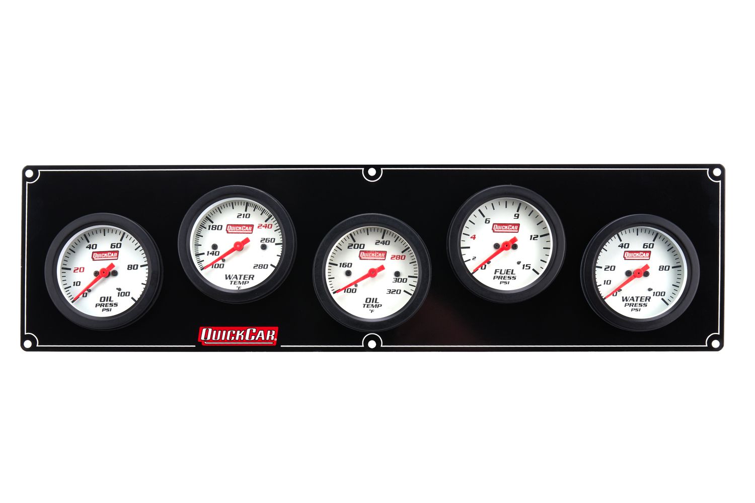 QUICKCAR RACING PRODUCTS5 Gauge Extreme Panel OP/WT/OT/FP/WP