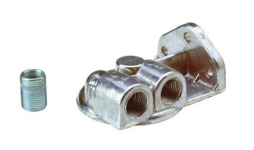 PERMA-COOLOil Filter Mount 3/4in- 16 Ports: 1/2in NPT